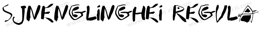 SJnenglinghei Regula字体转换